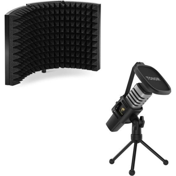 USB Microphone TC30 and Microphone Isolation Shield - Picture 1 of 7